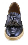 Marken-Slipper navy-metallic Gr. 41