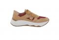 Marken-Sneaker camel-rot