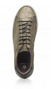 Marken-Sneaker goldfarben