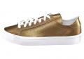 Marken-Sneaker goldfarben