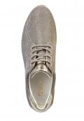 Marken-Sneaker goldfarben