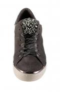 Marken-Sneaker mit Strass anthrazit