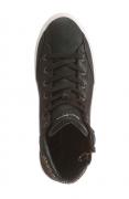 Marken-Sneaker schwarz-goldfarben