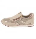 Marken-Sneaker taupe-metallic