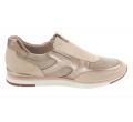 Marken-Sneaker taupe-metallic