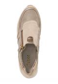 Marken-Sneaker taupe-metallic