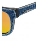 Marken-Sonnenbrille jeansblau