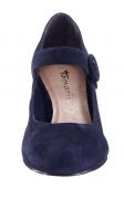 Marken-Spangenpumps navy