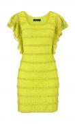 Marken-Spitzenkleid limone