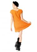 Marken-Spitzenkleid orange