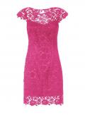 Marken-Spitzenkleid pink