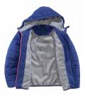 Marken-Steppjacke blau