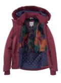 Marken-Steppjacke bordeaux