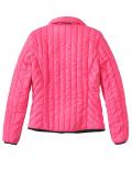 Marken-Steppjacke neonpink