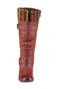 Marken-Stiefel rot