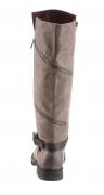 Marken-Stiefel taupe