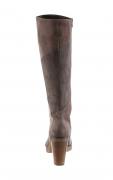 Marken-Stiefel taupe-bunt