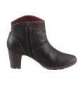 Marken-Stiefelette schwarz