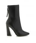 Marken-Stiefelette schwarz