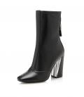 Marken-Stiefelette schwarz