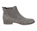 Marken-Stiefelette taupe