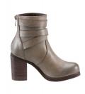 Marken-Stiefelette taupe used