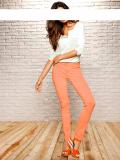 Marken-Stretchjeans apricot