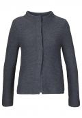 Marken-Strickjacke anthrazit-melange