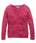 Marken-Strickjacke beere