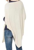 Marken-Strickponcho creme