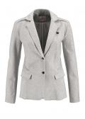 Marken-Sweatblazer grau-melange