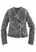 Marken-Sweatjacke grau Gr. M