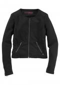 Marken-Sweatjacke schwarz