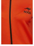 Marken-Sweatjacke schwarz-orange