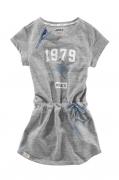 Marken-Sweatkleid grau