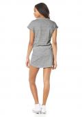 Marken-Sweatkleid grau