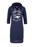 Marken-Sweatkleid marine