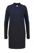 Marken-Sweatkleid navy-schwarz