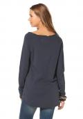 Marken-Sweatshirt grau