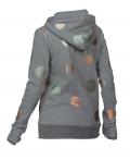 Marken-Sweatshirt grau-melange