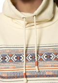 Marken-Sweatshirt sand