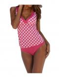 Marken-Tankini pink-weiß