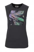 Marken-Tanktop anthrazit Gr. M