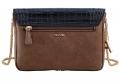 Marken-Tasche cognac-schwarz