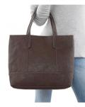 Marken-Tasche dunkelbraun