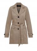 Marken-Trenchcoat beige