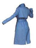 Marken-Trenchcoat blau