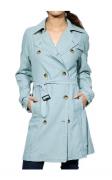 Marken-Trenchcoat hellblau