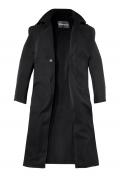 Marken-Trenchcoat schwarz