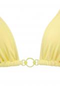 Marken-Triangel-Bikini hellgelb Cup-A/B